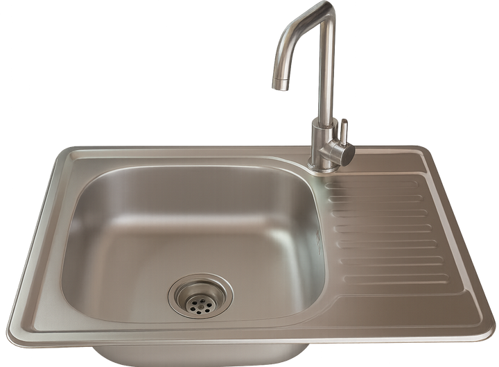 Кухонна мийка AQUAMARIN TRION 580-40 DurAlum (Сатин)+Змішувач - зображення 2