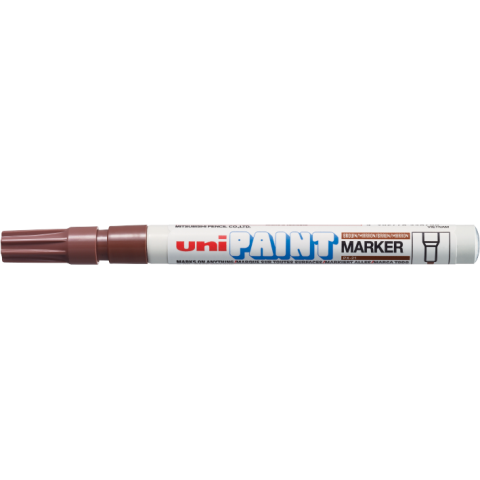 Маркер перманентний UNI PAINT PX-21.Brown 0.8-1.2мм, коричневий /PX-21.Brown/ - зображення 2