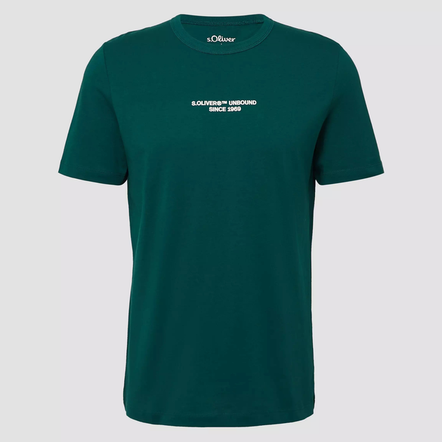 T-shirt męski bawełniany s.Oliver 10.3.11.12.130.2170132-79D2 XL Zielona (4099978329134) - obraz 6