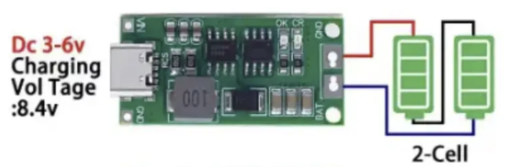 Контроллер заряда DDTCCRUB для литиевых элементов 2S 8.4В Type-C - изображение 5