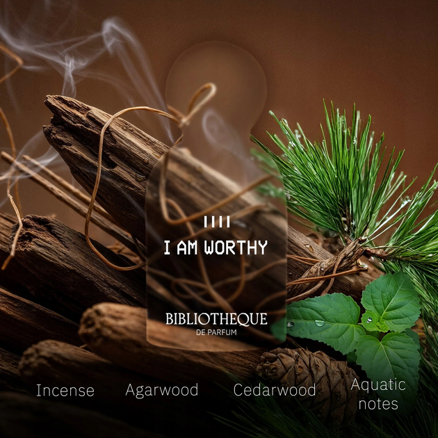 Набір мініатюр для жінок Bibliotheque de Parfum Discovery Парфумована вода I Am Free 2 мл + I Am Loved 2 мл + I Am Daring 2 мл + I Am Tender 2 мл + I Am Worthy 2 мл + I Am A Dreamer 2 мл + I Am Sensual 2 мл + I Am A Winner 2 мл (4820271430728) - зображення 8