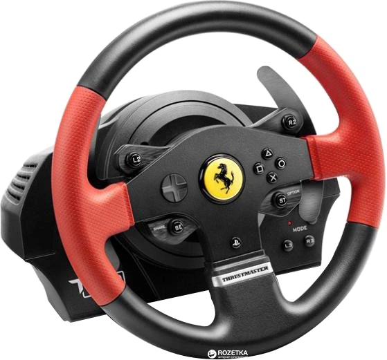 Проводной руль Thrustmaster T150 Ferrari Wheel PC/PS3/PS4 Black (4160630) - изображение 3