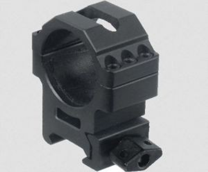 Кольца Leapers UTG 30 мм быстросъемные на Weaver с винтовым зажимом, средние 3 винта (RG2W3156) - изображение 1