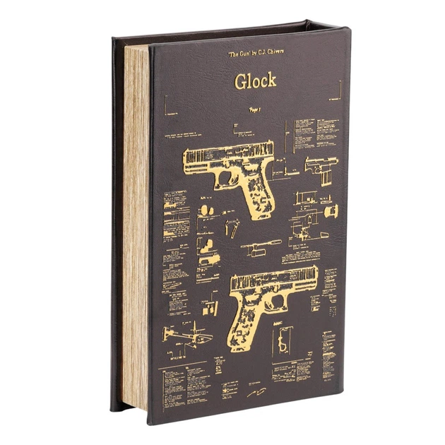 Металлическая книга-тайник Оружие с 2 ключами 26х17х5 см - изображение 2