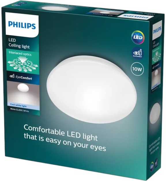Lampa sufitowa Philips Moire 10 W - obraz 2