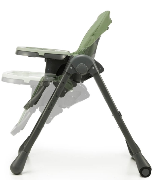 Krzesełko do karmienia Kinderkraft Tummie Green (KHTUMM00GRE0000) (5902533925032) - obraz 7