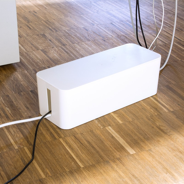 Organizer kabli Logilink Cable Box Big White (KAB0063) - obraz 8