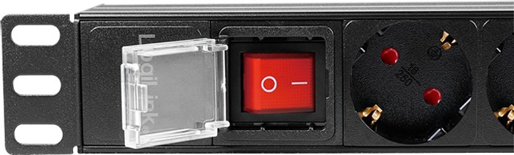 Мережевий фільтр Logilink 8 розеток 2 м Black (PDU8C01) - зображення 4