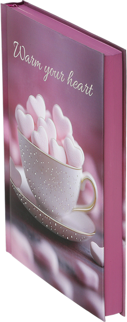 Ежедневник недатированный полиграфический Buromax Romantic А5 336 страниц Светло-розовый (BM.20400-43) - Фото 4 Ежедневник недатированный полиграфический Buromax Romantic А5 336 страниц Светло-розовый (BM.20400-43) - изображение 4