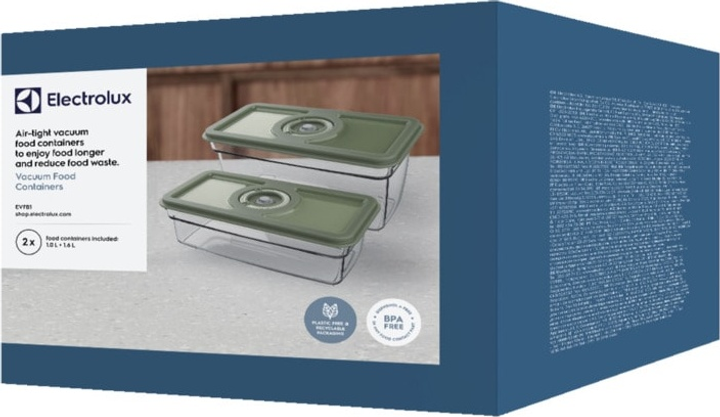 Набір вакуумних контейнерів Electrolux EVFB12 шт (7319599037919) - зображення 1