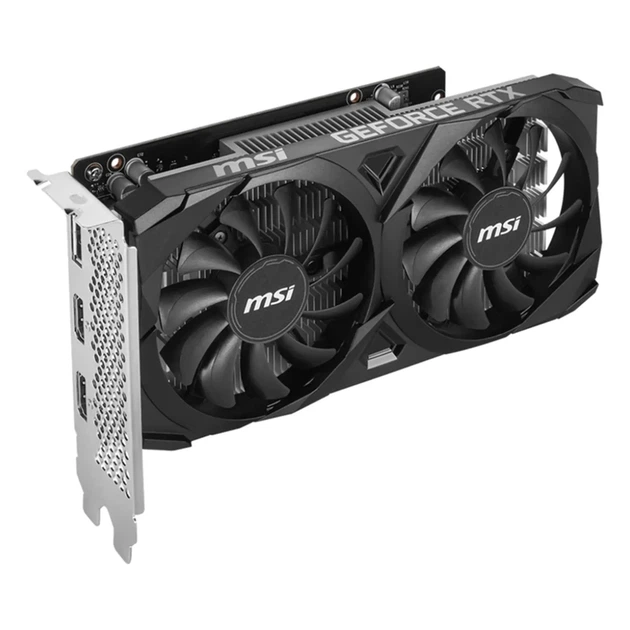 Відеокарта MSI GeForce RTX 3050 Ventus 2X OC 6GB GDDR6 (RTX 3050 VENTUS 2X 6G OC) - Фото 2 Відеокарта MSI GeForce RTX 3050 Ventus 2X OC 6GB GDDR6 (RTX 3050 VENTUS 2X 6G OC) - изображение 2
