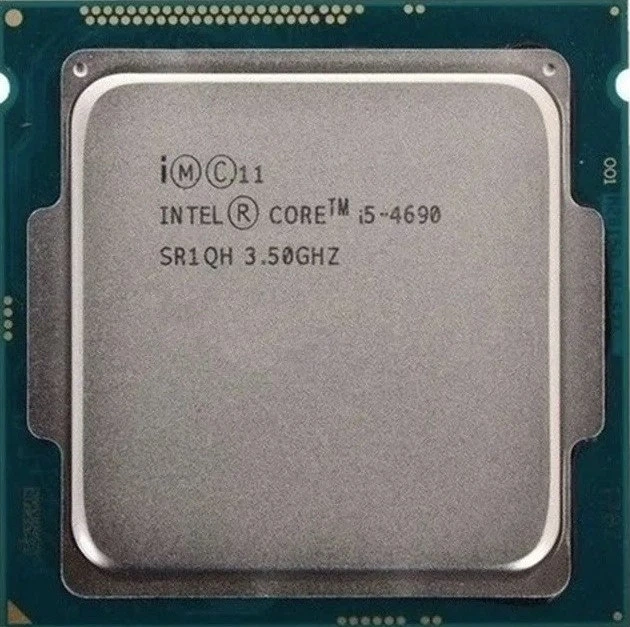 Процессор s1150 Intel Core i5-4690 3.5-3.9GHz 4/4 6MB DDR3/DDR3L 1333-1600 HD Graphics 4600 84W б/у - Фото 1 Процессор s1150 Intel Core i5-4690 3.5-3.9GHz 4/4 6MB DDR3/DDR3L 1333-1600 HD Graphics 4600 84W б/у - изображение 1