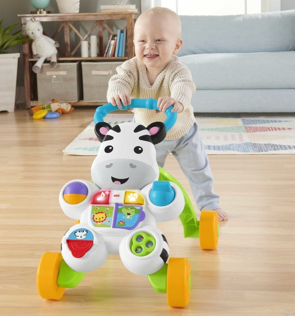 Chodzik Fisher-Price interaktywny Zebra (DLD80) (887961256406) - obraz 6