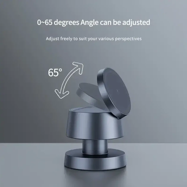 Беспроводная зарядка 4 в 1 15W Strong Magnet | Магнитная станция для iPhone, Apple Watch, AirPods | LED ночник | Черная - изображение 4