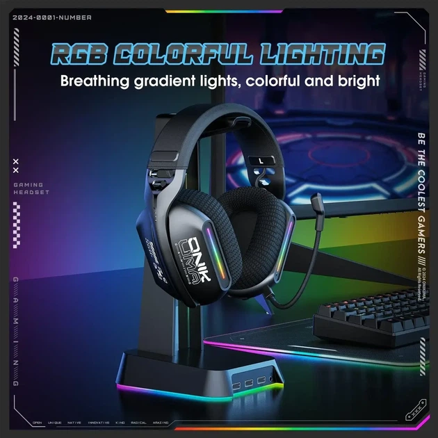 Беспроводные игровые наушники ONIKUMA GT808 Tri-Mode с микрофоном