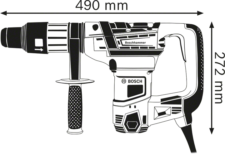 Перфоратор Bosch Professional Heavy Duty GBH 5-40 D (0611269020) - изображение 4