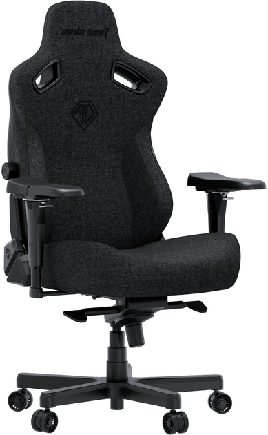 Fotel gamingowy Anda Seat Kaiser 3 Pro Size XL Fabric Dark Gray (6977890865658) - obraz 3