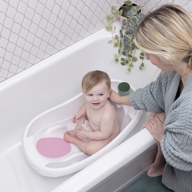 Дитяча ванночка Ingenuity Summer 3 в 1 Comfy Clean Біла (17138) (012914171387) - зображення 9