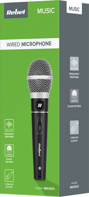 Мікрофон Rebel DM-604 (5901436717218) - зображення 5