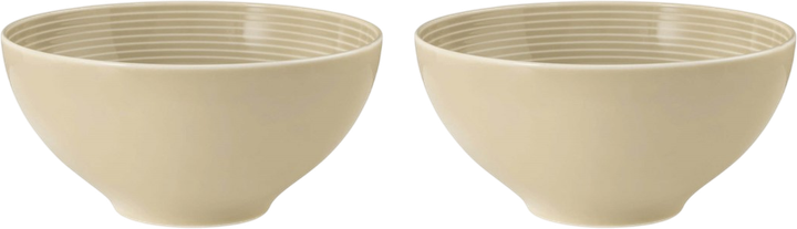 Набір мисок Seltmann Weiden Beat Color Glaze круглих бежевий 15.5 см 2 шт (ZES4052212090153) - зображення 1