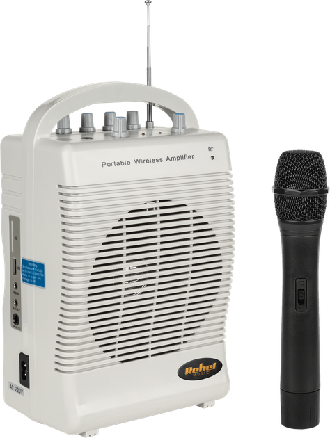 Мікрофон Rebel SH222UBT з підсилювачем (5901890104289) - зображення 1