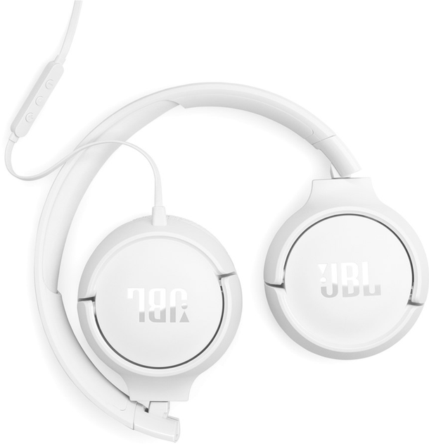 Słuchawki JBL Tune 520C USB-C White (JBLT520CWHT) - obraz 4