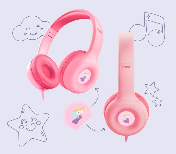 Навушники Trust Nouna Pink (TR25277) - зображення 6