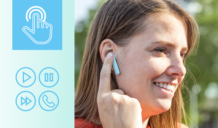 Słuchawki Trust Primo Touch True Wireless Mic Mint (23781) - obraz 9