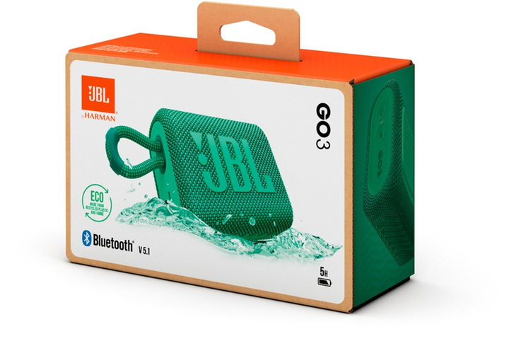 Głośnik przenośny JBL Go 3 Eco green (JBLGO3ECOGRN) - obraz 6