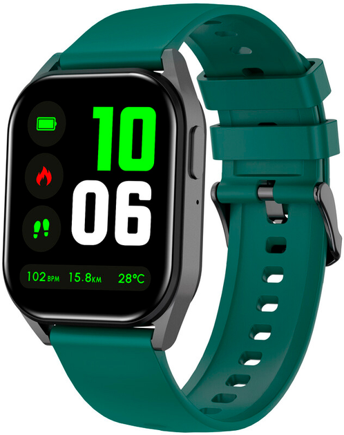 Смарт-годинник Canyon Chatter SW-58 BT-CALL Black Green (CNS-SW58BG) - зображення 1