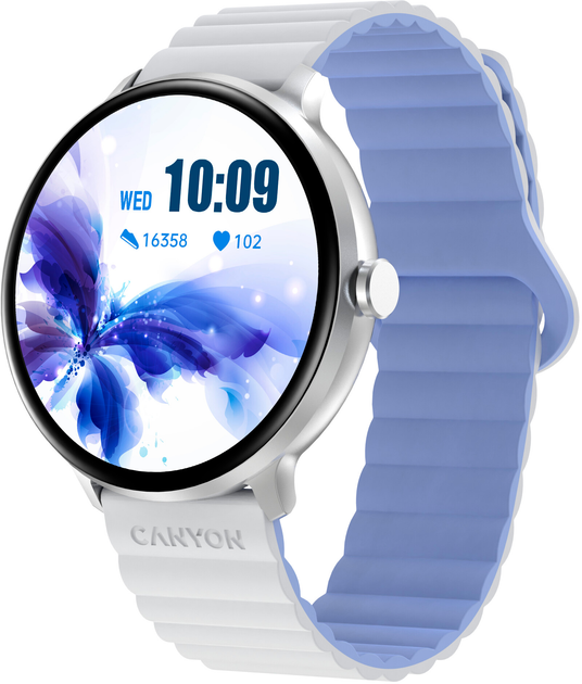 Смарт-годинник Canyon Jacky SW-69 White Blue (CNS-SW69WB) - зображення 1