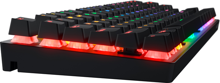 Klawiatura bezprzewodowa Hator Icefall Mecha TKL Rainbow Wireless/USB Black (HTK287UA) - obraz 5