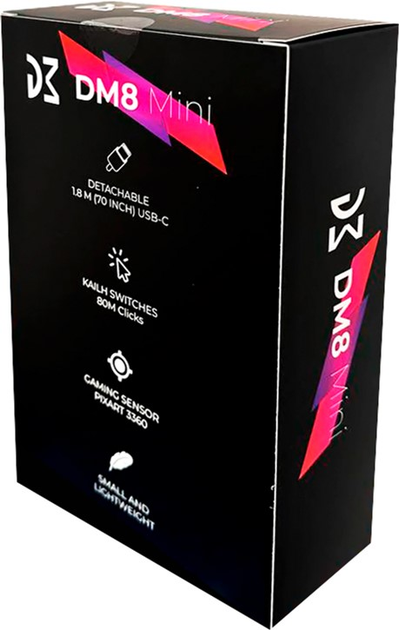 Миша Dream Machines DM8 Mini USB Matte Black (DM8_Mini) - зображення 5