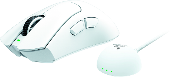 Mysz Razer DeathAdder V4 PRO Wireless/USB White (RZ01-05330200-R3G1) - obraz 5