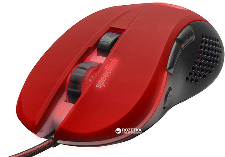 Mysz Speedlink Torn USB Black/Red (SL-680008-BKRD) - obraz 3