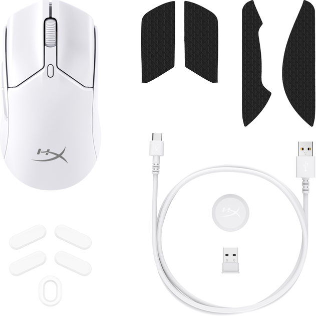 Mysz HyperX Pulsefire Haste 2 Mini Wireless White (7D389AA) - obraz 8