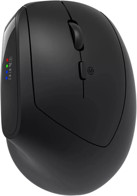 Mysz Canyon MW-25 LED Silent Wireless/Bluetooth Black (CNS-CMSW25) - obraz 1