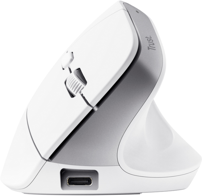 Mysz Trust Bayo+ Ergo Wireless/Bluetooth White (TR25399) - obraz 2