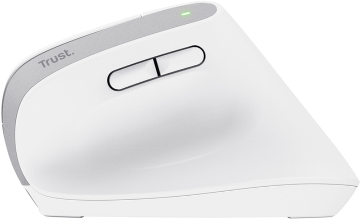 Mysz Trust Bayo+ Ergo Wireless/Bluetooth White (TR25399) - obraz 3