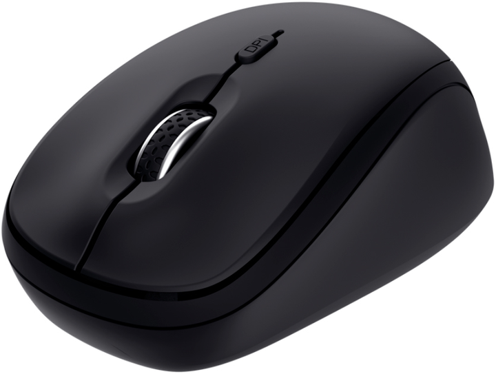 Mysz Trust Yvi+ Silent Wireless/Bluetooth Mouse Black (TR25512) - obraz 2