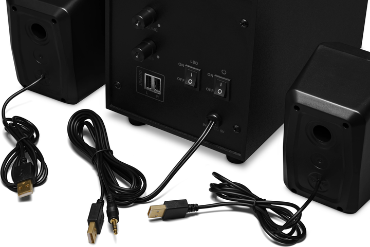 Акустична система Redragon Toccata RGB 2.1 Black (6950376781499) - зображення 5