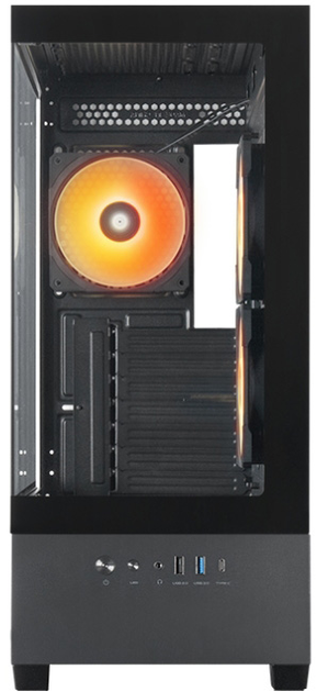 Корпус Chieftec Vista Black (GT-01B-OP) - зображення 2
