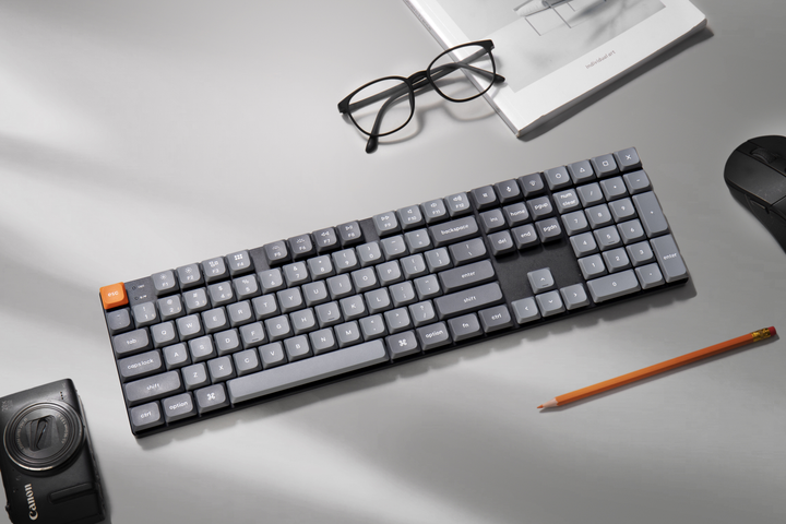 Klawiatura bezprzewodowa Keychron K5 Max Gateron MX 2.0 Brown QMK RGB Wireless/Bluetooth/USB Black (K5MH3_KEYCHRON) - obraz 10