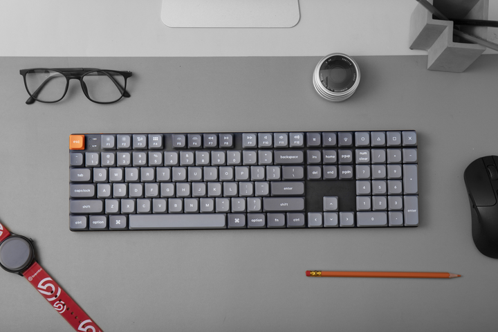 Klawiatura bezprzewodowa Keychron K5 Max Gateron MX 2.0 Brown QMK RGB Wireless/Bluetooth/USB Black (K5MH3_KEYCHRON) - obraz 11