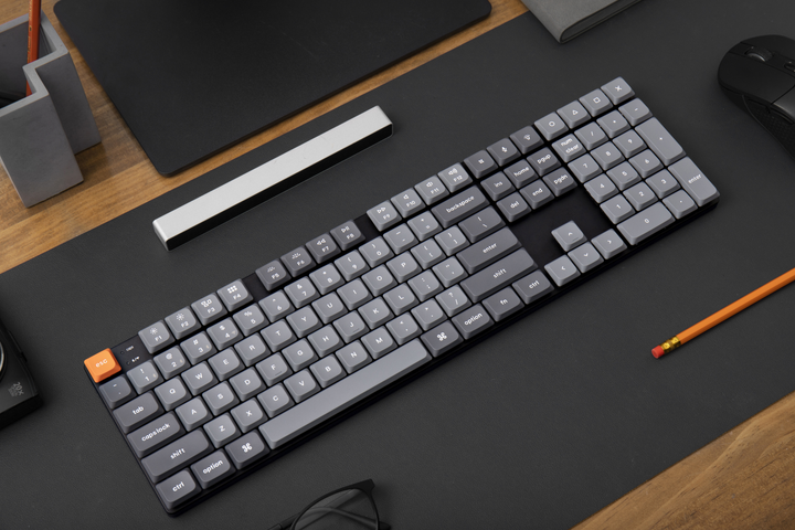 Klawiatura bezprzewodowa Keychron K5 Max Gateron MX 2.0 Red QMK RGB Wireless/Bluetooth/USB Black (K5MH1_KEYCHRON) - obraz 14