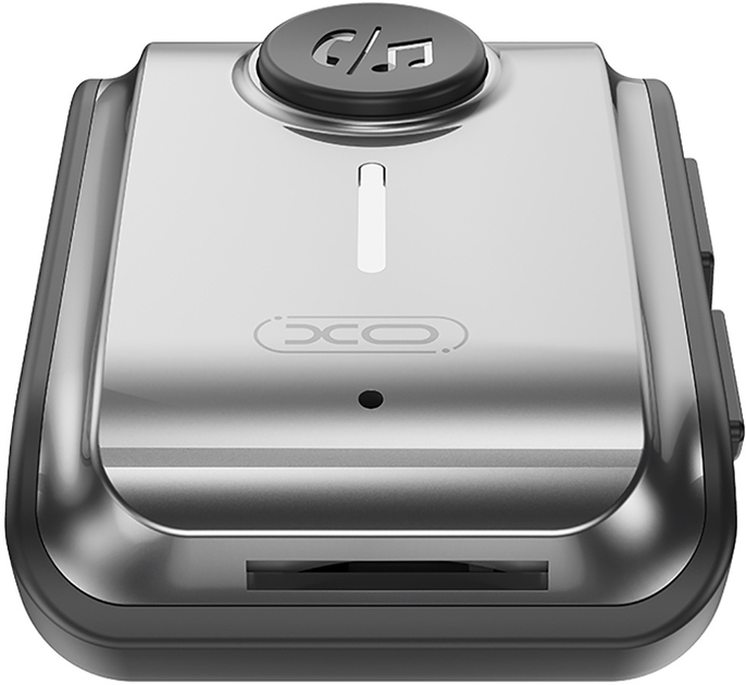 FM-трансмітер модулятор ХО BCC15 Bluetooth V5.3 AUX 3.5 мм/Type-C/TF Grey (BCC15.tarnish) - зображення 3