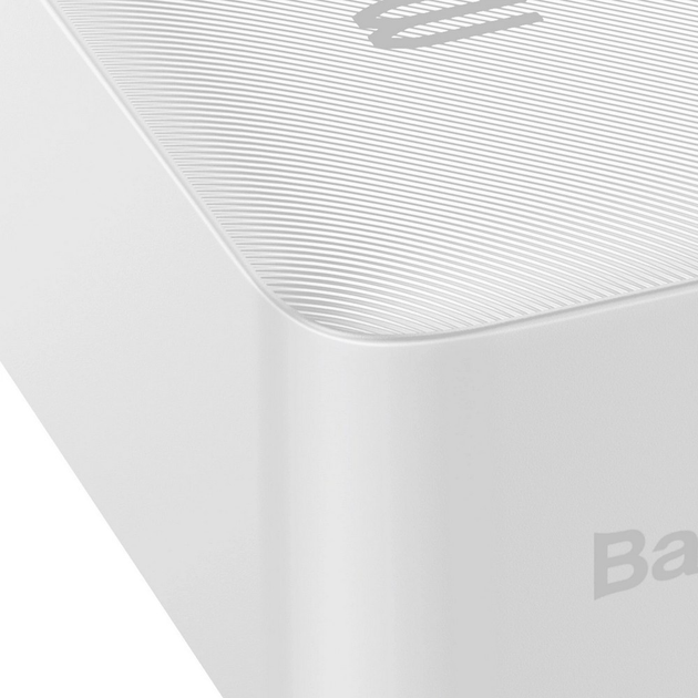 Powerbank Baseus Bipow Digital Display Overseas 20W 30000 mAh Biały (PPBD050402) - obraz 5