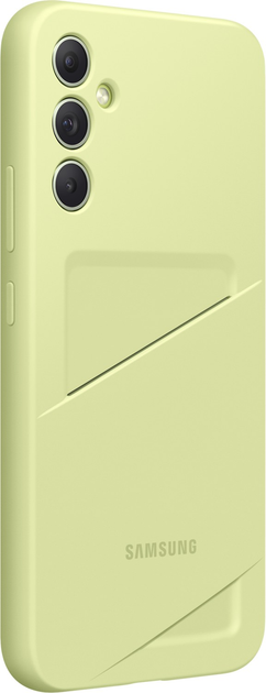Etui plecki Samsung Card Slot Case do Galaxy A34 5G Lime (8806094920451) - obraz 2