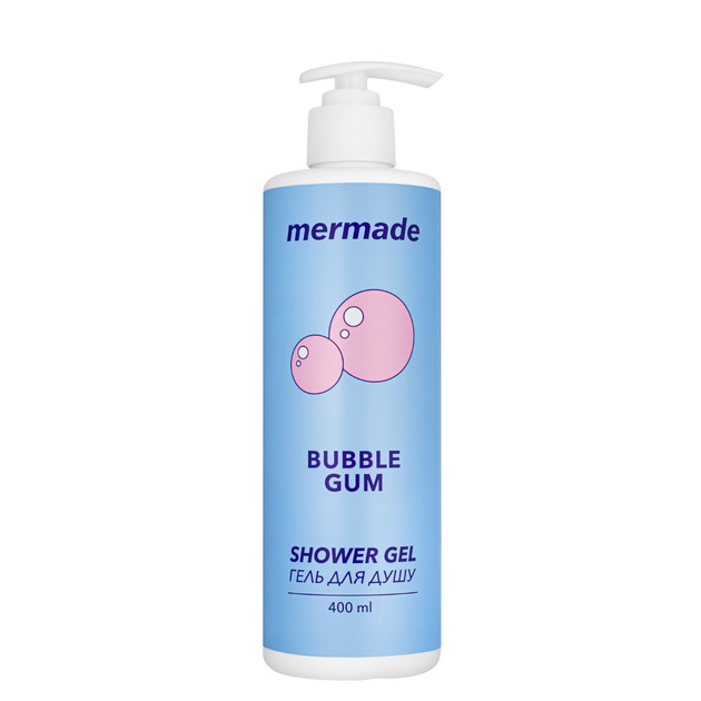 Гель для душу Mermade Bubble Gum з ароматом жуйки 400 мл - Фото 1 Гель для душу Mermade Bubble Gum з ароматом жуйки 400 мл - изображение 1