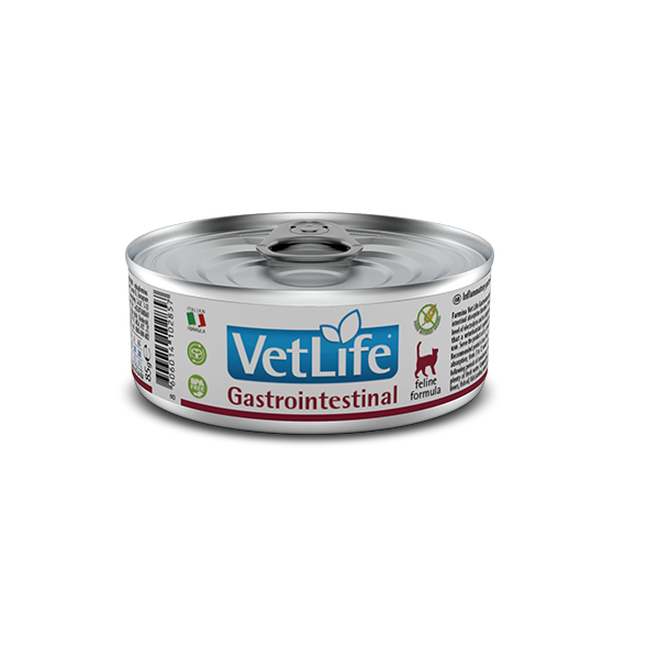Farmina Vet Life Gastrointestinal Консерва для котів при захворюванні ШКТ, 85 г - Фото 1 Farmina Vet Life Gastrointestinal Консерва для котів при захворюванні ШКТ, 85 г - изображение 1
